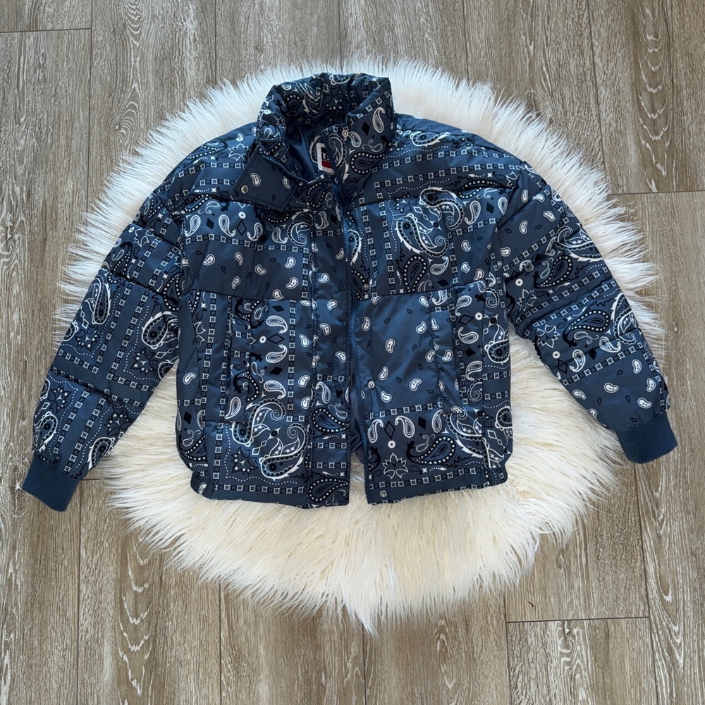 Stylish' Blue Paisley Jacket